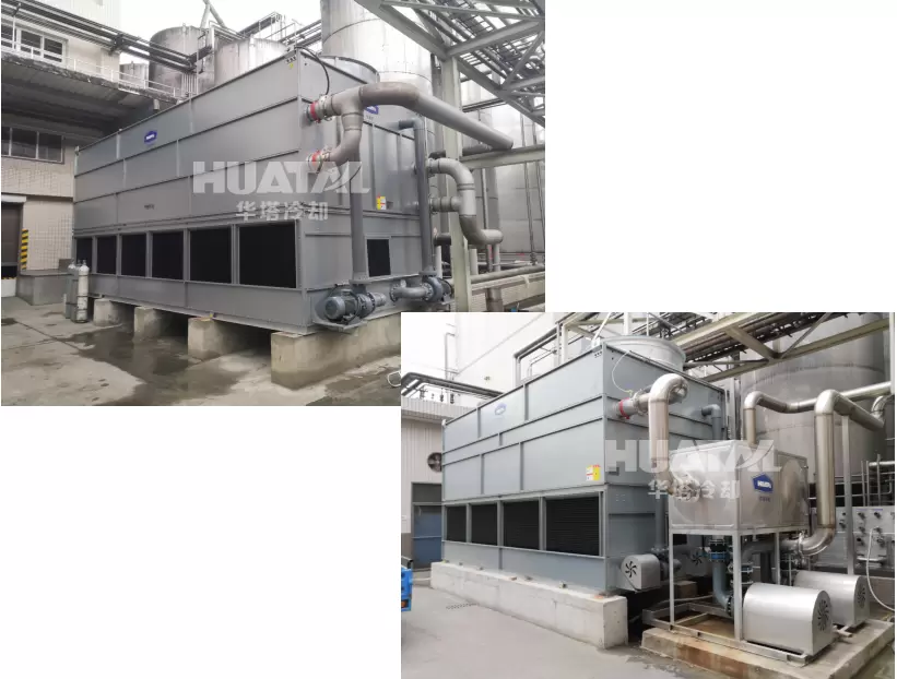 发酵罐如何用闭式冷却塔进行冷却