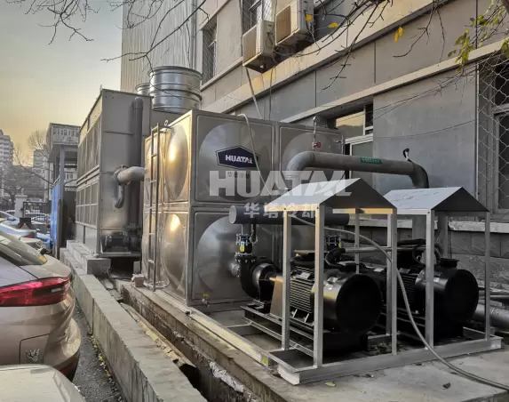 铁道科学研究院闭式循环冷却塔系统