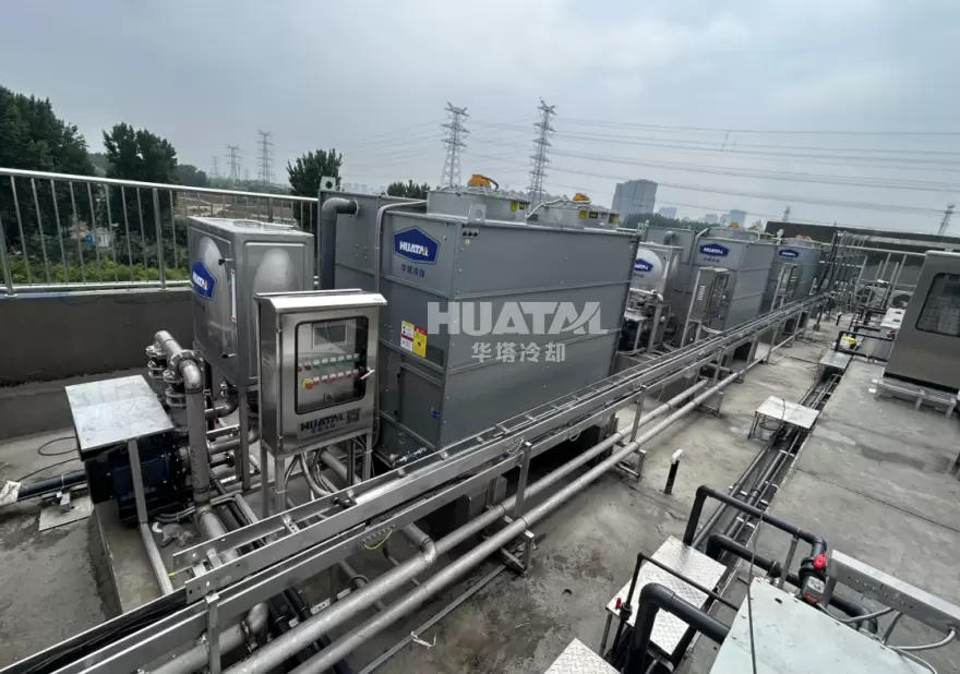 污泥干化、污水等环保行业用闭式冷却塔冷却