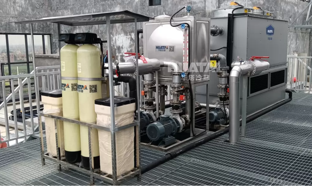 甲基硅油用闭式冷却塔系统